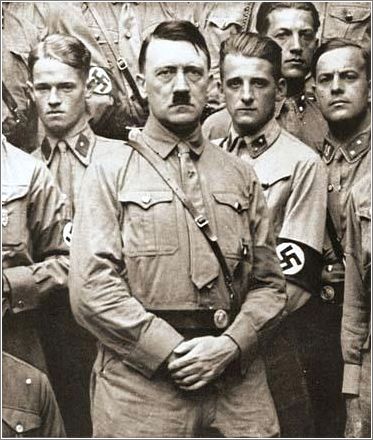 Hitler with party members